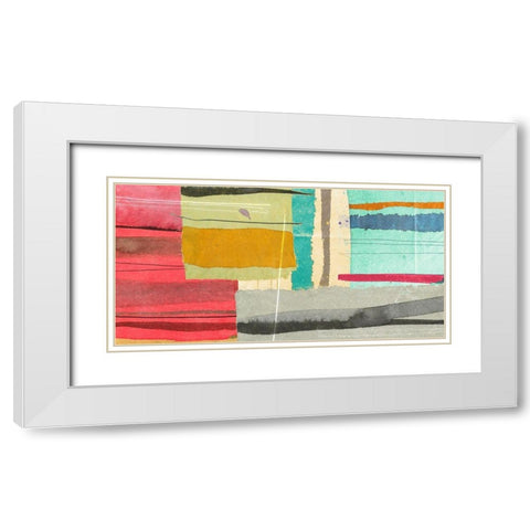 Straight Away White Modern Wood Framed Art Print with Double Matting by Viola, Bertel