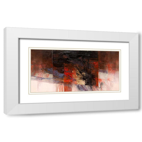 Le nebbie dense White Modern Wood Framed Art Print with Double Matting by Censini