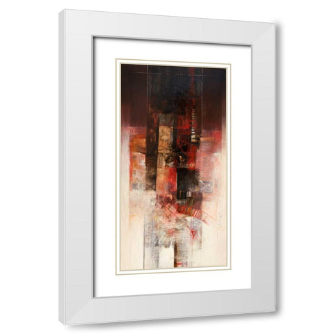 Il teorema dei ritmi White Modern Wood Framed Art Print with Double Matting by Censini