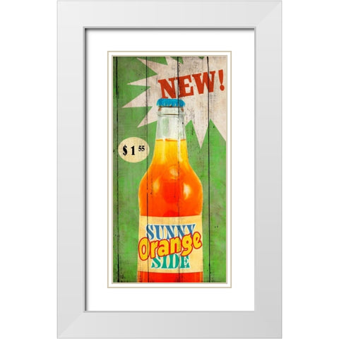 New! White Modern Wood Framed Art Print with Double Matting by Teller, Skip