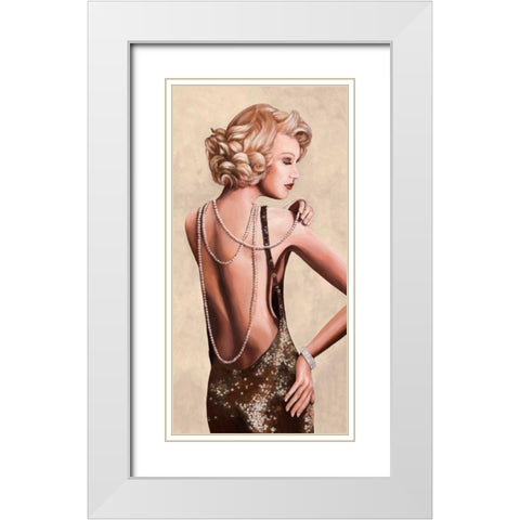 Red Carpet White Modern Wood Framed Art Print with Double Matting by Duval, Sonya