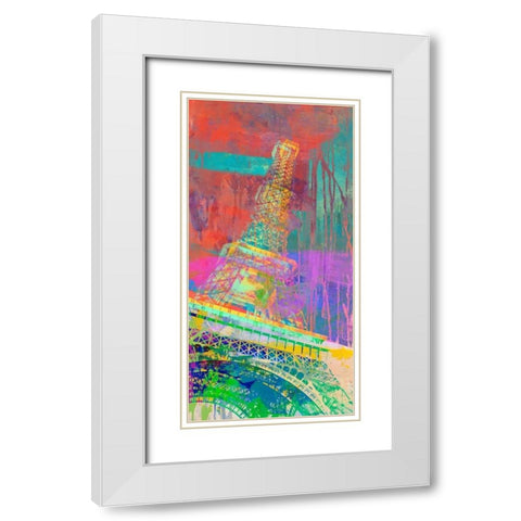 The Tower 2.0 White Modern Wood Framed Art Print with Double Matting by Chestier, Eric