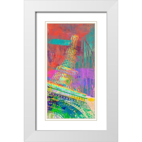 The Tower 2.0 White Modern Wood Framed Art Print with Double Matting by Chestier, Eric