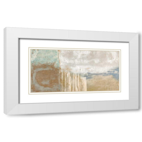 Senza tempo White Modern Wood Framed Art Print with Double Matting by Falcone, Ruggero