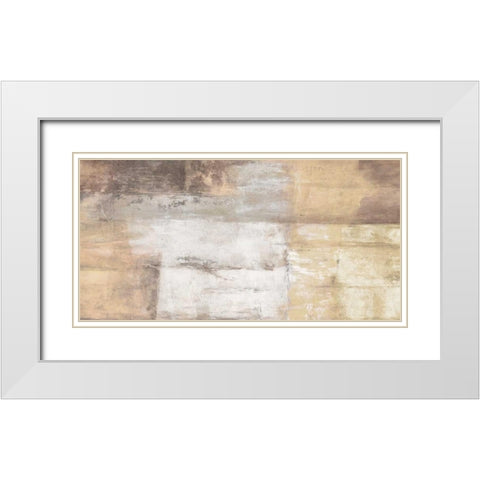 Oasi remote White Modern Wood Framed Art Print with Double Matting by Falcone, Ruggero