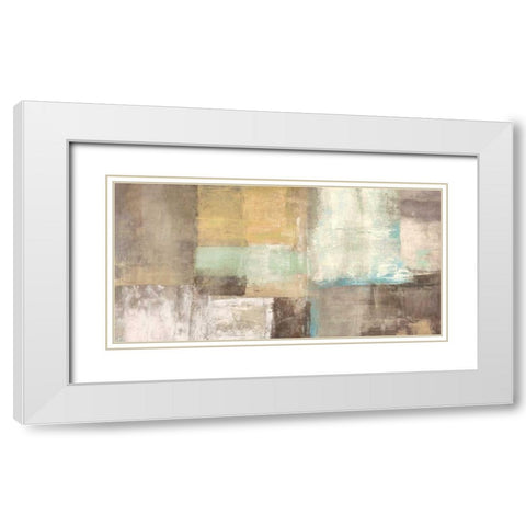 OcÃ©ane White Modern Wood Framed Art Print with Double Matting by Falcone, Ruggero