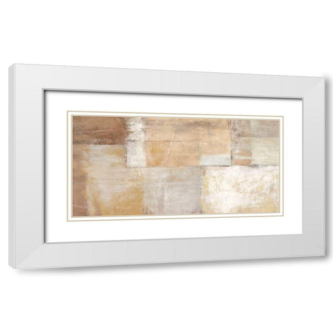 Vento del deserto White Modern Wood Framed Art Print with Double Matting by Falcone, Ruggero