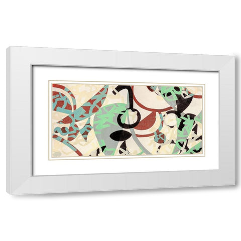 Manticore I White Modern Wood Framed Art Print with Double Matting by Hype, Hopper