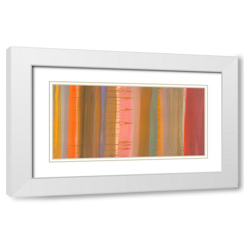Alba desertica White Modern Wood Framed Art Print with Double Matting by Corrado, Italo