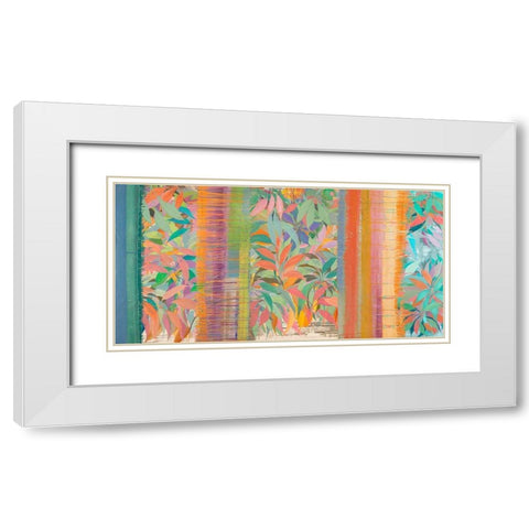 Jungle Fever White Modern Wood Framed Art Print with Double Matting by Corrado, Italo