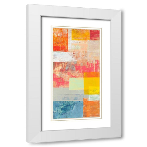 Festa dEstate I White Modern Wood Framed Art Print with Double Matting by Corrado, Italo