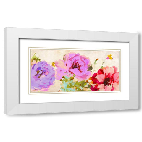 Beautiful Gems White Modern Wood Framed Art Print with Double Matting by Parr, Kelly