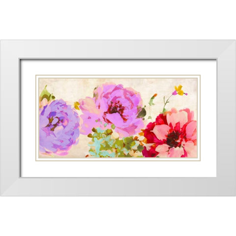 Beautiful Gems White Modern Wood Framed Art Print with Double Matting by Parr, Kelly