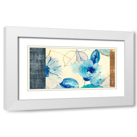 Parure White Modern Wood Framed Art Print with Double Matting by Kelly, Parr