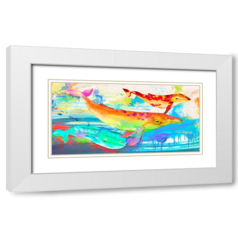 Oceaninc Divinities White Modern Wood Framed Art Print with Double Matting by Kelly, Parr