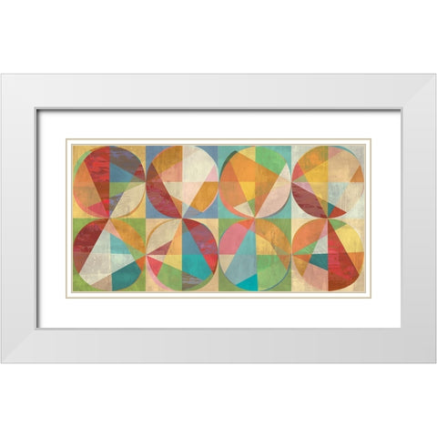 Visual Ephemerides I White Modern Wood Framed Art Print with Double Matting by Kaj, Rama