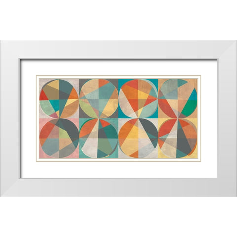 Visual Ephemerides II White Modern Wood Framed Art Print with Double Matting by Kaj, Rama