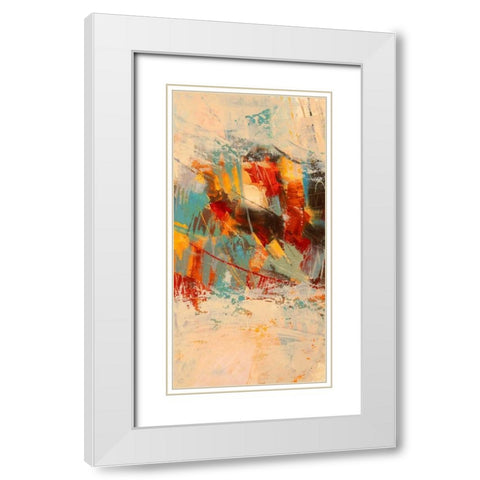 Estate I White Modern Wood Framed Art Print with Double Matting by Lucas