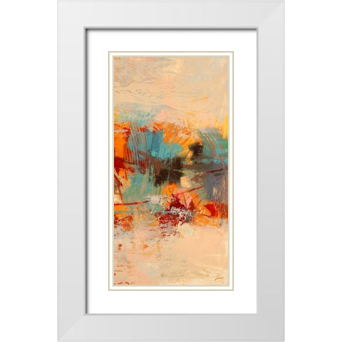 Estate III White Modern Wood Framed Art Print with Double Matting by Lucas