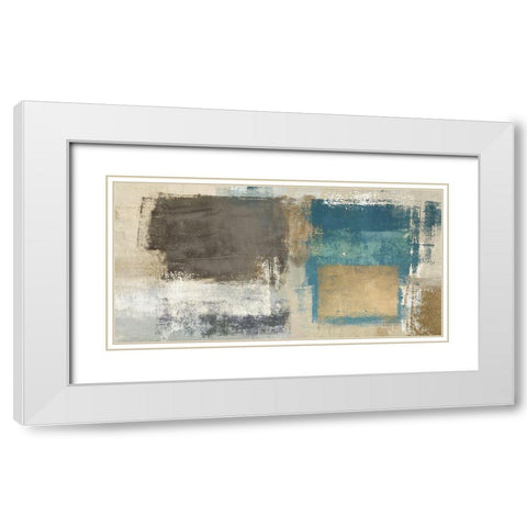 Abstract Levitation  White Modern Wood Framed Art Print with Double Matting by Ludwig, Maun