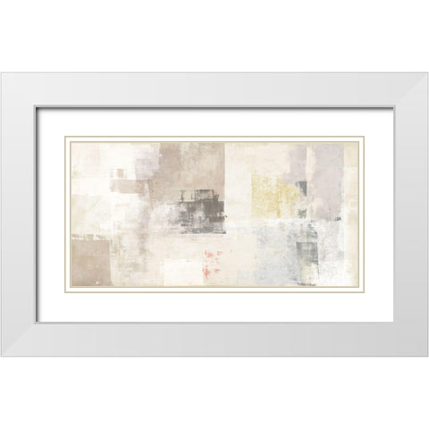 Natural White Modern Wood Framed Art Print with Double Matting by Maun, Ludwig