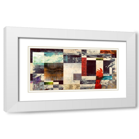 Hottical White Modern Wood Framed Art Print with Double Matting by Nava, Sandro