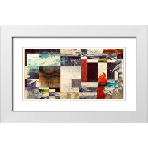 Hottical White Modern Wood Framed Art Print with Double Matting by Nava, Sandro
