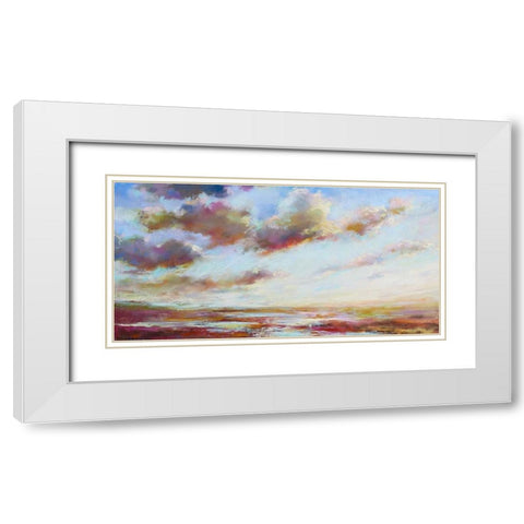 Drift on By White Modern Wood Framed Art Print with Double Matting by Whatmore, Nel