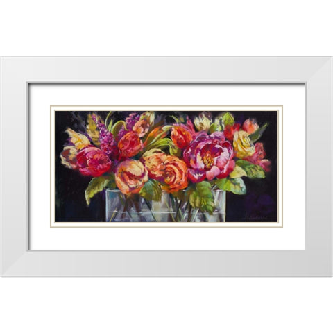 Bundles of Joy White Modern Wood Framed Art Print with Double Matting by Whatmore, Nel