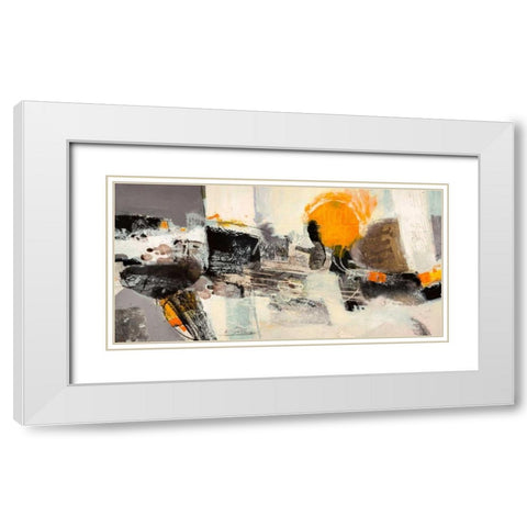 Morning Light White Modern Wood Framed Art Print with Double Matting by Pima, Arthur