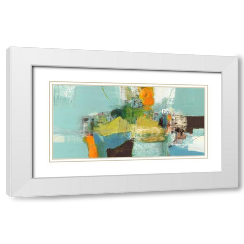Una pace riacquistata White Modern Wood Framed Art Print with Double Matting by Piovan, Maurizio
