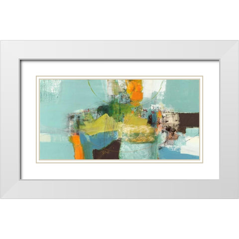 Una pace riacquistata White Modern Wood Framed Art Print with Double Matting by Piovan, Maurizio