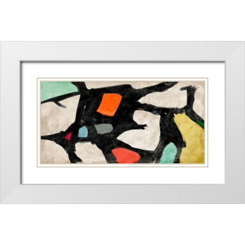 Endless Possibilities White Modern Wood Framed Art Print with Double Matting by Caine, Roland