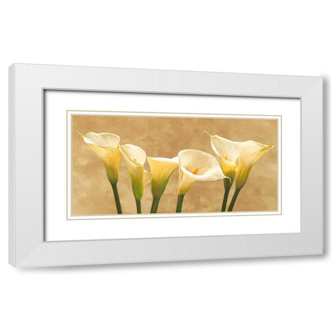 Calle bianche White Modern Wood Framed Art Print with Double Matting by Biffi, Serena