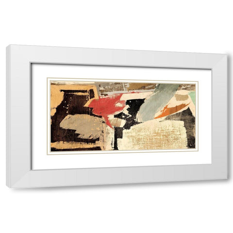 Stone Garden White Modern Wood Framed Art Print with Double Matting by Stone, Jim