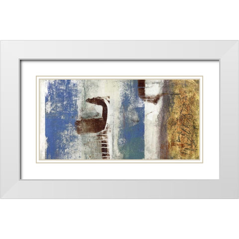 Up in the Skyes White Modern Wood Framed Art Print with Double Matting by Taylor, Heather