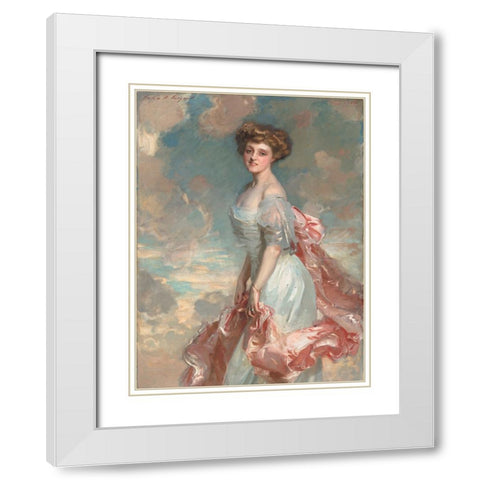 Miss Mathilde Townsend White Modern Wood Framed Art Print with Double Matting by Sargent, John Singer