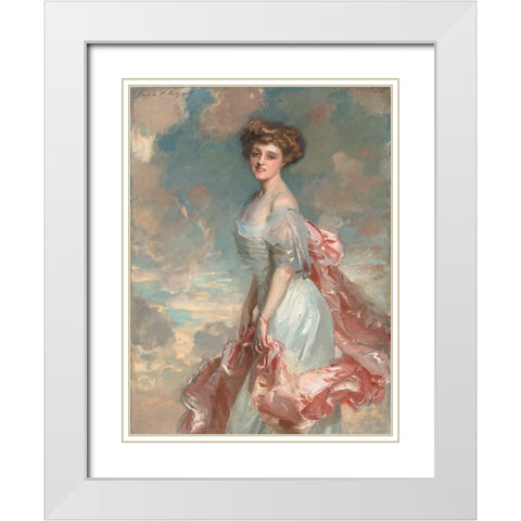 Miss Mathilde Townsend White Modern Wood Framed Art Print with Double Matting by Sargent, John Singer