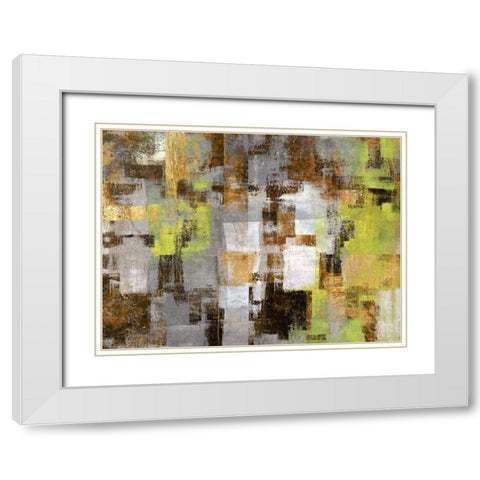 Forest in Springtime White Modern Wood Framed Art Print with Double Matting by Aprile, Alessio