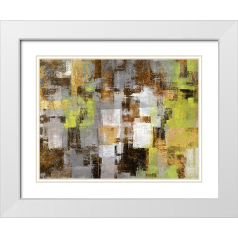 Forest in Springtime White Modern Wood Framed Art Print with Double Matting by Aprile, Alessio