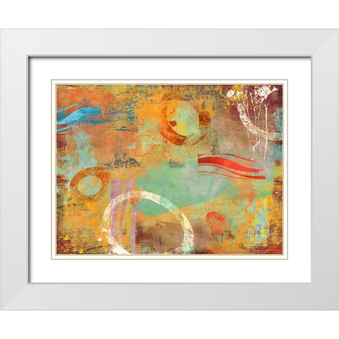 Funny Games White Modern Wood Framed Art Print with Double Matting by King, Amber