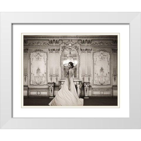 At the Palace White Modern Wood Framed Art Print with Double Matting by Haute Photo Collection