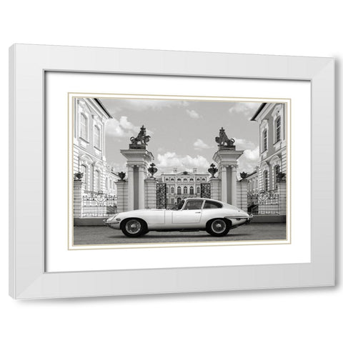 Princess at the Palace (detail) White Modern Wood Framed Art Print with Double Matting by Gasoline Images