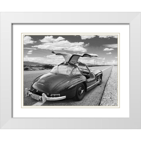 Coast to Coast, Albuquerque, New Mexico White Modern Wood Framed Art Print with Double Matting by Gasoline Images