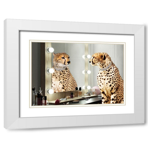 Wild Beauty White Modern Wood Framed Art Print with Double Matting by Lauren, Julian