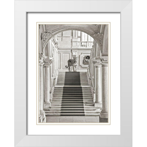 Luxurious Wilderness II White Modern Wood Framed Art Print with Double Matting by Lauren, Julian