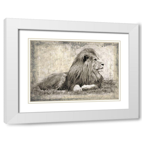 Memories of Africa I White Modern Wood Framed Art Print with Double Matting by Moureau, Marc