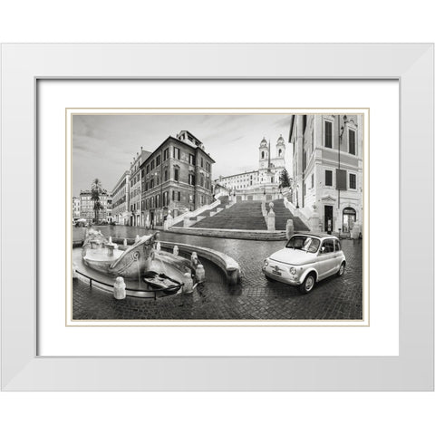 The Great Beauty White Modern Wood Framed Art Print with Double Matting by Gasoline Images