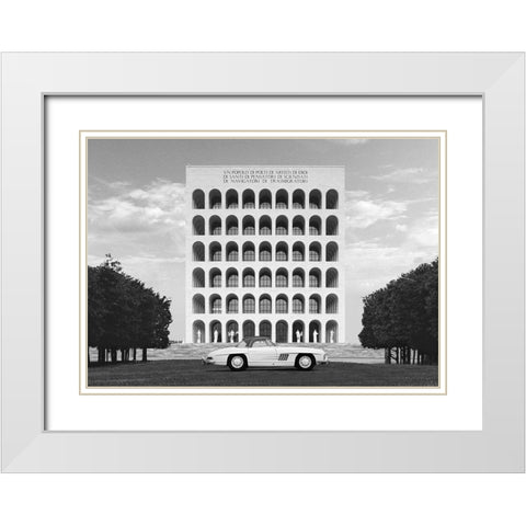 Beauty in Italy White Modern Wood Framed Art Print with Double Matting by Gasoline Images