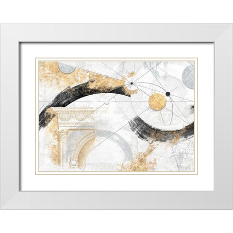 Arcardia White Modern Wood Framed Art Print with Double Matting by Arturo, Armenti